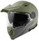 Bogotto FG-102 Duo Fiberglas Klapphelm, grün matt, L