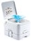 DARTMOOR Unisex 10L Portable Camping Toilet, Sanitary Outdoor Portable Potty for Car Van Boat Travel and More with Piston Pump