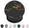Giecy Alfombrilla Ratón Reposamuñecas,Gaming Mouse Pad Ergonómica con Apoyo de Gel,Alfombra Raton para Ordenador,reposamuñecas Raton con Base de PU Antideslizante(Mármol Negro)