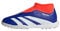 adidas Predator League Laceless J Football Boots Turf, Scarpe da Calcio Unisex-Adulto, Lucid Blue/Cloud White/Solar Red, 38 EU