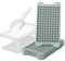 Mini Ice Cube Tray for Freezer: GGUW Nugget Ice Cube Tray with Bin - Crushed Ice Tray Making 4×108 PCS Icecube - Easy Release Iced Maker Trays