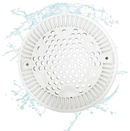 Goowafur Coperchio di Scarico per Esterni | Copertura per griglia di Scarico Copertura per Scarico Doccia | Coperchio di Scarico per Doccia Rotondo, griglia di Scarico per Scarico Doccia