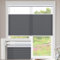 UrMoon Cellular Pleated Blinds for Window, No Tool No Drill Shades Top-down Bottom-up Blind Light Filtering Cordless Honeycomb Shade for Home Office (Light Filtering - Haze Gray, Custom Sizes)