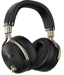 Zildjian ALCHEM-E Perfect Tune Over Ear Headphones, Wireless Headphones, Active Noise Cancelling with Mic, Up to 45 Hours Battery Life, Black