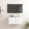JUDYY TV-Hängeschrank, Wandschrank Wohnzimmer, Aufsatzschrank, Weiß 60x30x30 cm
