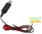Janurium AA Battery Eliminators | 5V to 3V Battery Converter 1m - USB Supply Cable Replace AA/AAA Batteries for LED Lights, Remote Control Toys