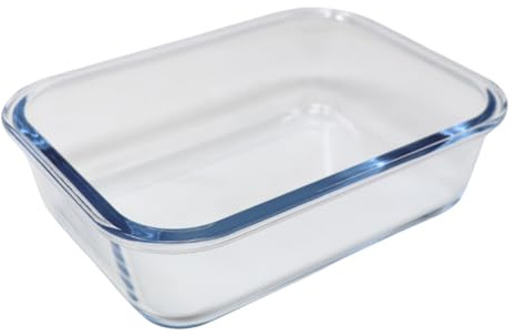 ELITE Vorratsbehälter 1040 ml – Premium Borosilikatglas mit luftdichtem Deckel & 4-fach Klickverschluss – auslaufsicher, hitze- & kältebeständig – ideal zum Aufbewahren, Einfrieren, Backen & Meal-Prep