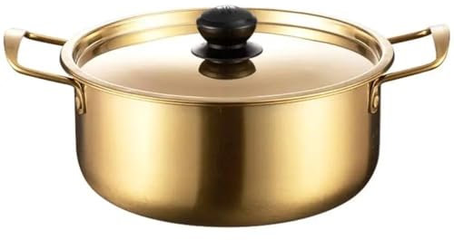 Olla for cocinar de acero inoxidable de gran capacidad Olla for hervir de acero inoxidable Olla for hacer sopa con tapa Cacerola for sopa Olla for cazuela Adecuada for sopas, gachas y otras delicias