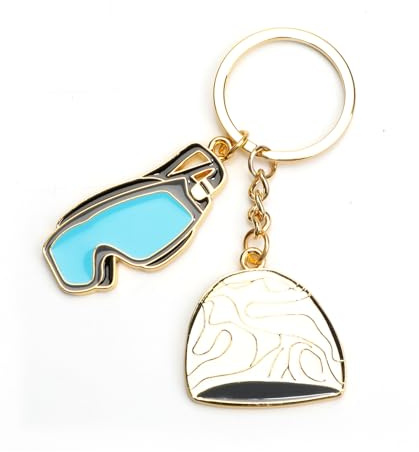 MUCOOS Schlüsselanhänger Mit Schwimmbrille Und Badekappe, Schlüsselanhänger Für Frauen, Geschenk Für Schwester Oder Freundin, Inspirierend, Geschenk Für Schwimmsportliebhaber