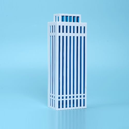 Scala N per edifici per appartamenti per uffici, per scenari di treni fai da te, perfetta per layout di tavoli di sabbia (G03)