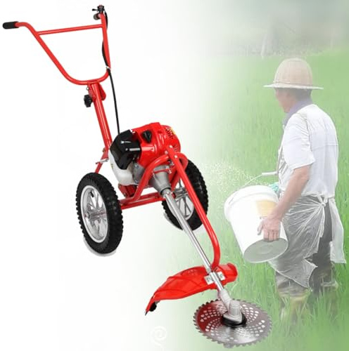 KJZQXYX Sans fil Weed Wacker, débroussailleuse légère, débroussailleuse portable, tondeuse à gazon portable pour jardin familial