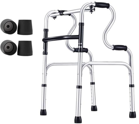 Leichter Gehwagen für Senioren und Behinderte – faltbares Design, für den Innen- und Außenbereich, 180 kg Tragkraft