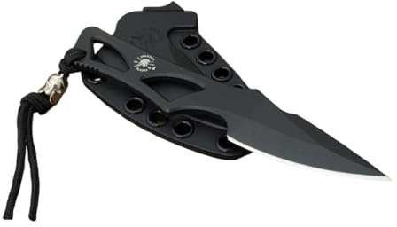 Spartan Blades Enyo All Black Neckknife mit Scheide