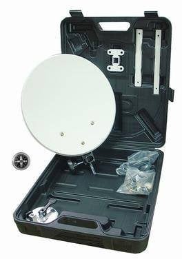 Kit da campeggio 35 cm parabola + bussola