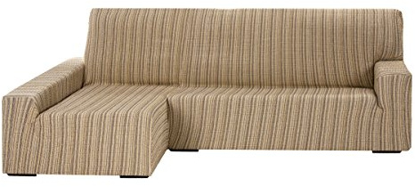Martina Home Sofahusse elastisch Chaise Longue linker Arm 32x42x17 cm beige