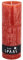 SPAAS Bougie Pilier rustique non-parfumée 68/190 mm, ± 95 heures - orange gingembre
