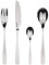 BERGNER Lisboa - Set de cubiertos de 16 piezas, 4 cuchillos, 4 tenedores, 4 cucharas y 4 cucharillas, Acero Inoxidable 18/10, diseño vanguardista y moderno, Apto lavavajillas, acabado pulido mate
