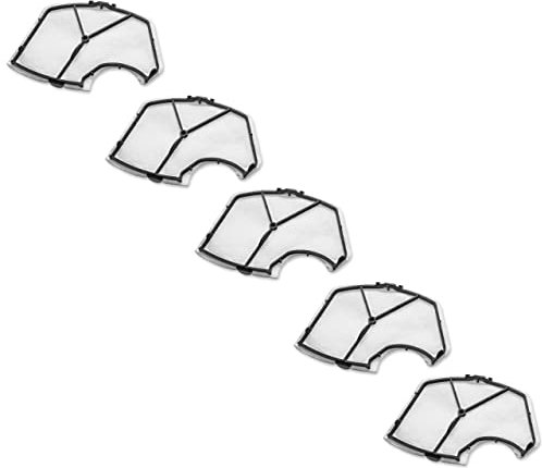 vhbw Filterset 5x Motorschutz-Filter kompatibel mit Vorwerk Kobold VK140, VK150, 140, 150 Staubsauger