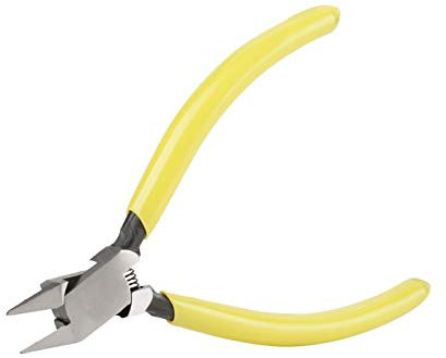 4 Zoll Diagonal Side Flush Cutter Kupfer Präzisionsdrahtschere Mini Clean Cut Zangen Zangen Reparaturwerkzeug zum Schneiden von Elektronikdrähten Kupfer Reißverschlüsse Kunststoffteile und Schmuckhers