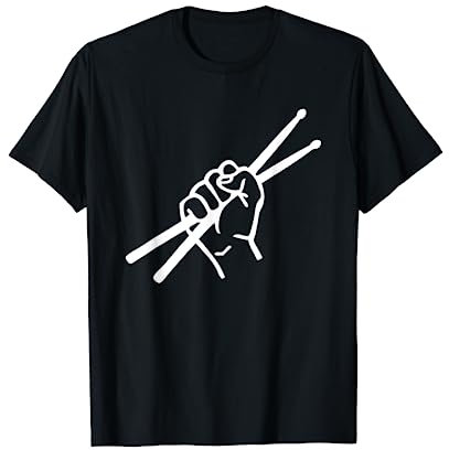 Baquetas de bateria – musicos ruidosos Camiseta
