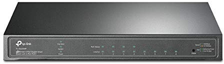 TP-Link JetStream 8-Port Gigabit Smart Switch with 4-Port PoE+(TL-SG2008P)