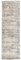 RugVista, Miran, Teppich, Mittelflor, 80 x 250 cm, Läufer, Modern, Oeko-Tex Standard 100, Polypropylene, Flur, Schlafzimmer, Küche, Wohnzimmer, Grau, Weiss