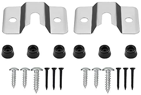 ZHIQIN 2 Sätze Dartscheibe Halterung Wand Aufhängen Halterung Set Schrauben Kit für Montagehalterung Kit Wandbehang Tragbare Dartscheibe Set