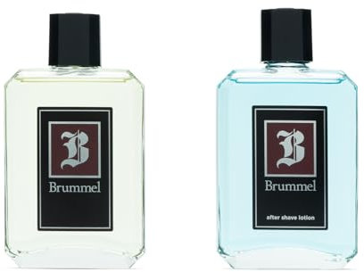 BRUMMEL - Clásica Colonia 125 ml + After Shave 125 ml, Estuche de Regalo Hombre, Pack 2 Piezas, Eau de Toilette Hombre, Elegante y Sofisticado, Aroma Cítrico Especiado, Fragancia Fresca y Duradera