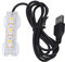 Tnfeeon Aquarium-Licht, USB-Lade-Kunststoff-Mini-Aquarium-Licht Hohe Helligkeit Buntes LED-Licht für Korallen-Wasserpflanzen und Fischhaltung
