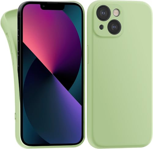 MyGadget Cover per iPhone 13 Mini - Custodia Protettiva in Silicone Morbido – Case TPU Flessibile - Ultra Protezione Antiurto & Antiscivolo Verde