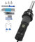 Pantalla LCD portátil pistola de aire caliente caliente herramientas de soldadura pantalla LCD pistola de aire caliente pistola de aire ajustable pistola de calor electrónica soldadura herramientas