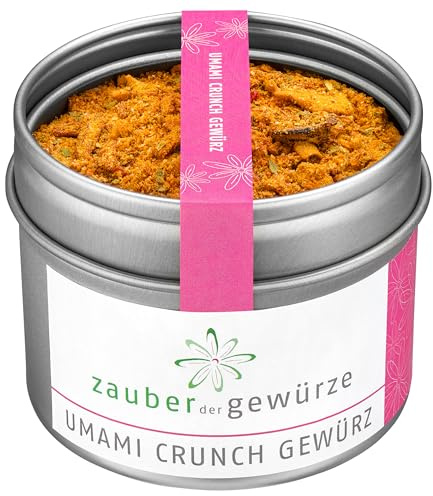 Zauber der Gewürze Umami Crunch Gewürz - intensiver Geschmacksbooster, vielseitig einsetzbar, 75 g