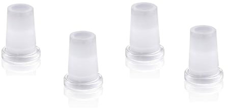 BMTick Glass Tube Pipe Joint Adapter 10/14 & 14/18 Joint Sizes, 4 Pack, Chemistry Lab Set Up