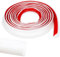 Grondaia autoadesiva per camper, auto, furgone, 5 m, colore bianco