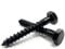 RADSO M8 Hex Head Coach Screws Wood Lag Bolt-Black Passivated-For Wood, Masonry/Brick, Concrete, Shelving, Wall Mounting, Fastening, Installation & other Indoor Projects (8mm x 40mm)-Pack of 10