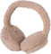 styleBREAKER Damen Ohrschützer aus zotteligem Teddyplüsch - Stylische und warme Earmuffs für kalte Tage 04026071, Farbe:Taupe