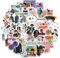Heartstoppers Aufkleber, 50 Pcs Nick and Charlie Figur Vinyl Wasserdichte DIY Stickers Für Party, Wasserflasche Scrapbook Laptop Skateboard Computer Für Teens Studenten