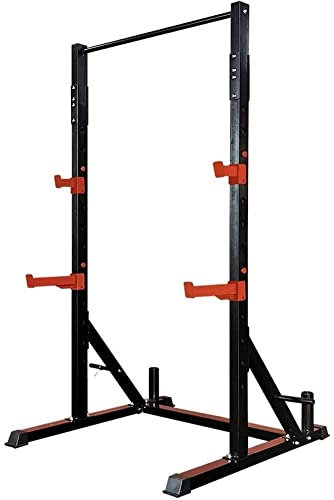 GIGBIRD Kniebeugenständer, Dipping-Station, Hantelbankdrückständer, Langhantelablage, verstellbare Kniebeugenablage, Krafttraining, Fitness-Langhantel, Kniebeugenständer-Ablage