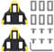 2 PCS Cleats for Cycling Shoes Compatible with Shimano SPD-Sl & SPD Sh51 Cleat Systems Non-Slip Durable and High Performance for Road & Indoor Cycling Black