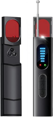 Versteckte Kameradetektoren - Detektor RF Wireless Anti-Spionage-Käferdetektor GPS Detektor RF-Signal für Hotel, Büro, Zuhause, Reisen, Meetings & Öffentliche Orte
