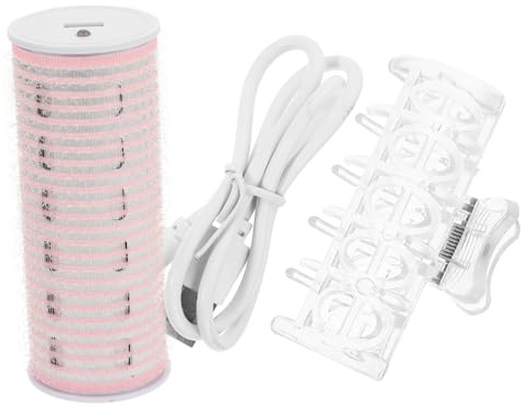 HAPINARY USB Charging Bang Hair Curler Lightweight Automatic Heating Roller for Dry and Wet Hair Styling Tool Portable for Women Saving