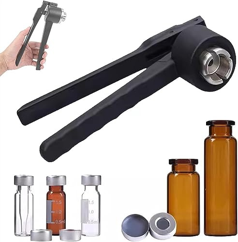 Sertisseuse manuelle for flacons entièrement en aluminium, sertisseuse for rabattables, outil de sertissage bouchons bouteilles, Machine capsulage acier inoxydable(32mm)