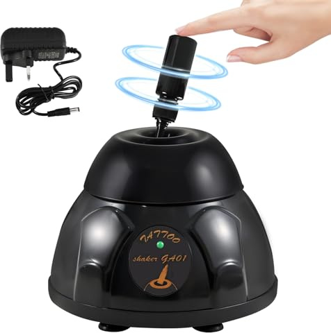 Mini Vortex Mixer with Touch Function, 5200RPM 30ML Mini Paint Mixer Shaker, Strong Vortex Shaking Blender Agitator for Acrylic Paint Nail Polish, Tattoo Ink, Eyelash Adhesives, Laboratory Test Tube