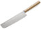 Shizu Hamono Japanisches Messer Handgeschmiedet. Gemüse-Messer Japan Nakiri Yuri, Edelstahl, Holz Griff laminiert. Geschenk-Verpackung