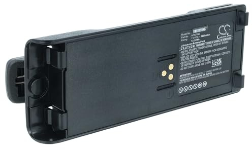 vhbw Akku kompatibel mit Motorola MT2000 | MTS2000, MTS2010, MTS2013, MT2100, MTX9000, MTX8000 Funkgerät, Walkie Talkie (1800 mAh, 7,4 V, Li-Ion)