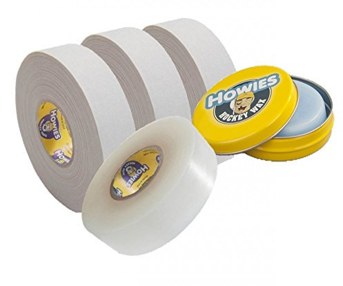 3X Schlägertape Profi Cloth 38mm, 1x Shine Tape, 1x Hockey Wachs