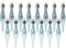 Christmas Concepts® Packung mit 15-8,5 cm Tröpfchenkugeln - Matt- und Glitzer-Design - Weihnachtskugeln (Eisblau)