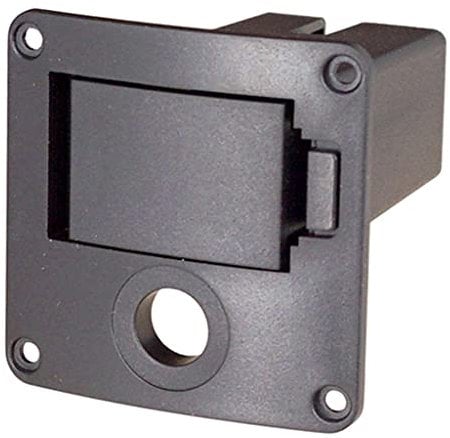 1 Black 9V Battery Case Holder Cover Box For Active Guitar Bass Pickup Parts