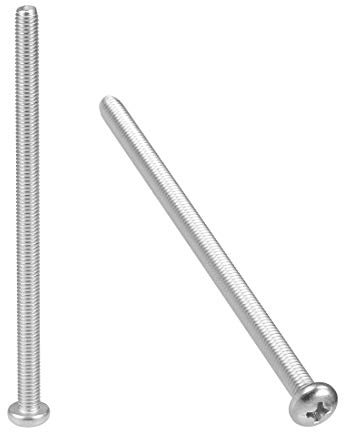 sourcing map 5Stk Maschine Schrauben Kreutzschlitz M5x90mm Schwenken Kopf Befestigungen Bolzen