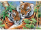 Ideen mit Herz 5D Diamond Painting | Diamant Painting Set | 30 x 40 cm | Motivleinwand | runde Steinchen | inkl. Zubehör | verschiedene Bilder zur Auswahl (Tiger)